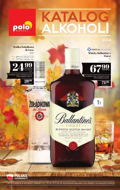 POLOmarket - gazetka promocyjna Katalog alkoholi  do czwartku 14.11