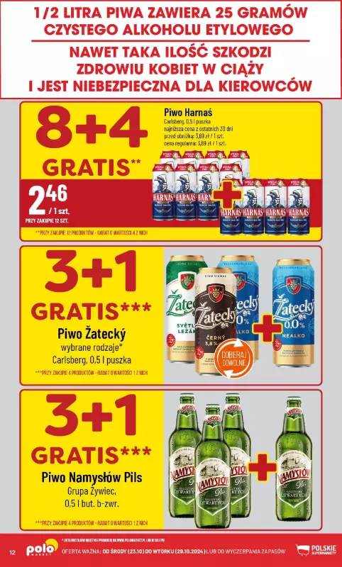 POLOmarket - gazetka promocyjna Gazetka od środy 23.10 do wtorku 29.10 - strona 12