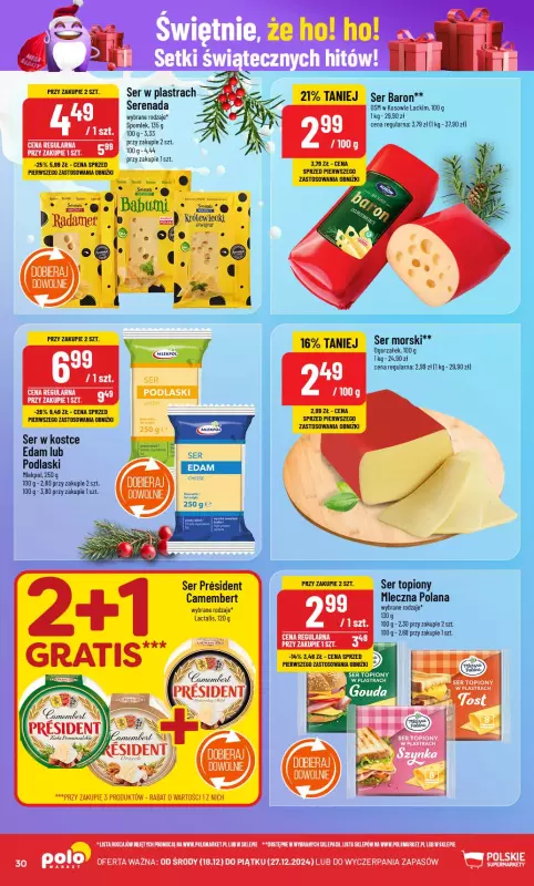 POLOmarket - gazetka promocyjna Gazetka od środy 18.12 do piątku 27.12 - strona 30