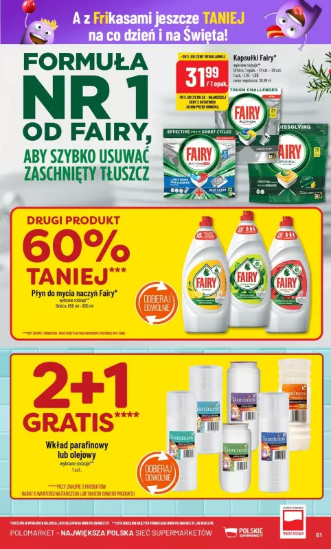 POLOmarket - gazetka promocyjna Gazetka od środy 18.12 do piątku 27.12 - strona 61