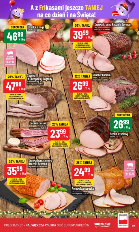 POLOmarket - gazetka promocyjna Gazetka od środy 18.12 do piątku 27.12 - strona 23