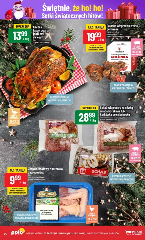 POLOmarket - gazetka promocyjna Gazetka od środy 18.12 do piątku 27.12 - strona 26