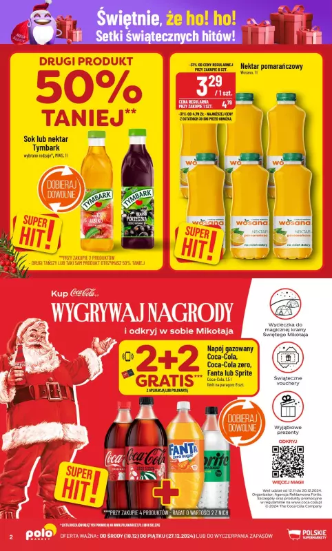 POLOmarket - gazetka promocyjna Gazetka od środy 18.12 do piątku 27.12 - strona 2