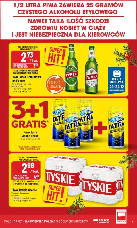 POLOmarket - gazetka promocyjna Gazetka od środy 18.12 do piątku 27.12 - strona 3