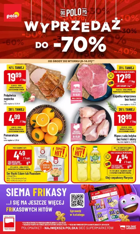 POLOmarket - gazetka promocyjna Gazetka od środy 08.01 do wtorku 14.01