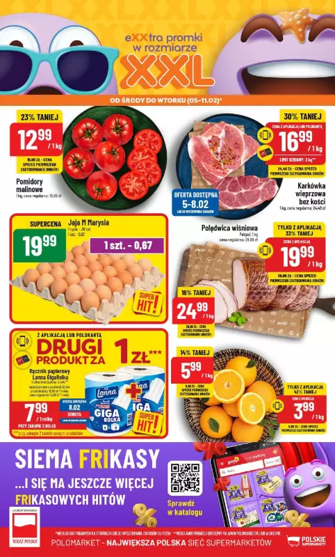 POLOmarket - gazetka promocyjna Gazetka od środy 05.02 do wtorku 11.02