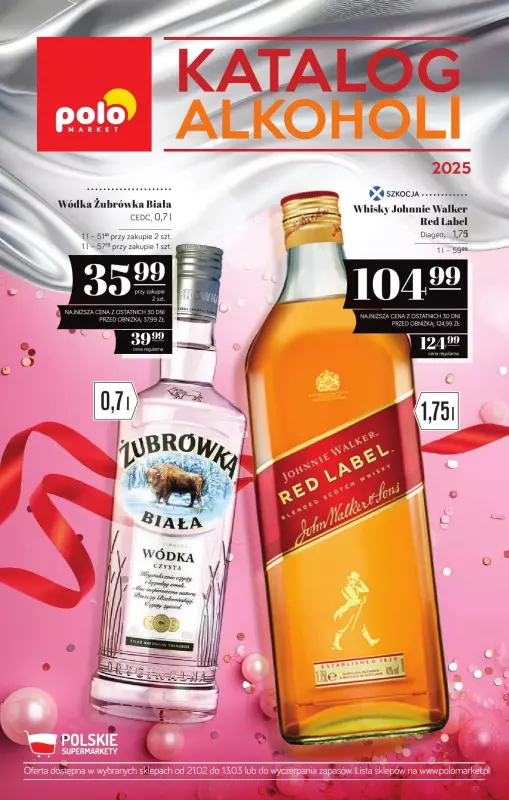 POLOmarket - gazetka promocyjna Katalog alkoholowy od piątku 21.02 do czwartku 13.03