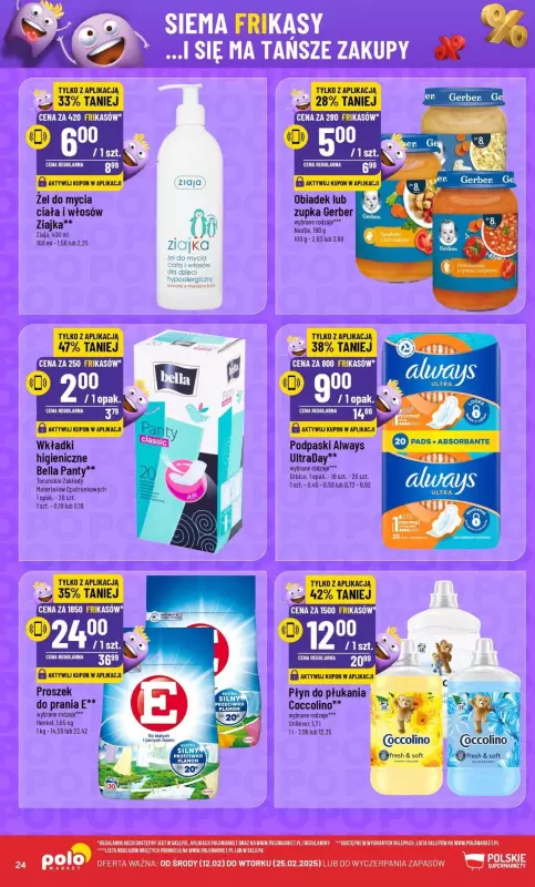 POLOmarket - gazetka promocyjna Katalog Frikasy od środy 12.02 do wtorku 25.02 - strona 24