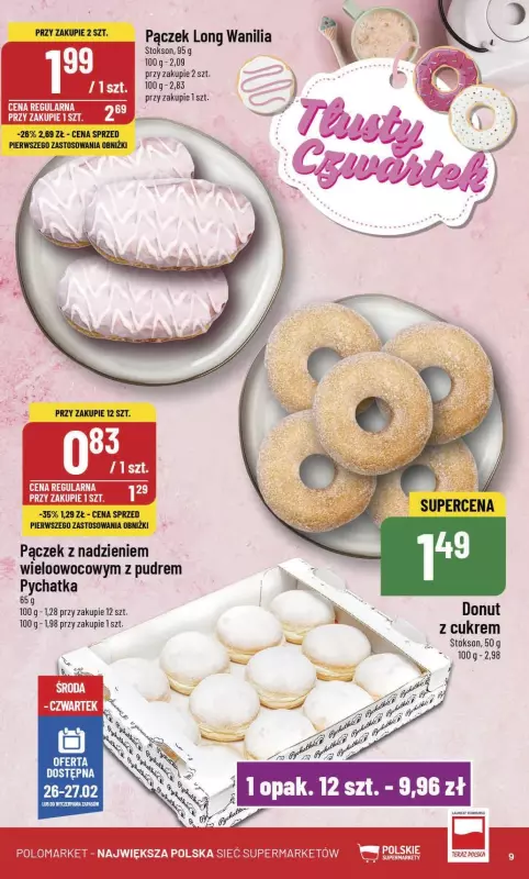 POLOmarket - gazetka promocyjna Gazetka od środy 26.02 do wtorku 04.03 - strona 9