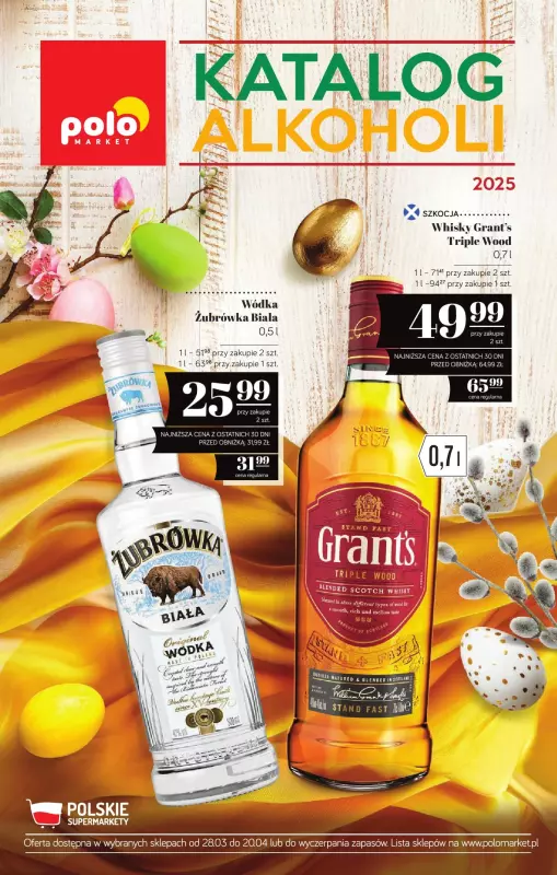 POLOmarket - gazetka promocyjna Katalog alkoholi od piątku 28.03 