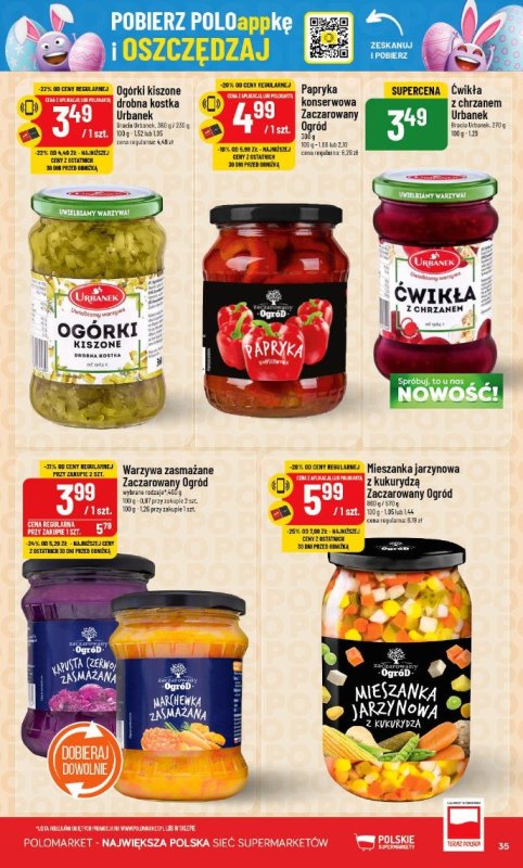 POLOmarket - gazetka promocyjna Gazetka od środy 26.03 do wtorku 01.04 - strona 35
