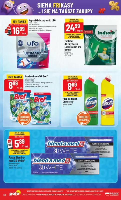 POLOmarket - gazetka promocyjna Gazetka od środy 23.04 do wtorku 06.05 - strona 52