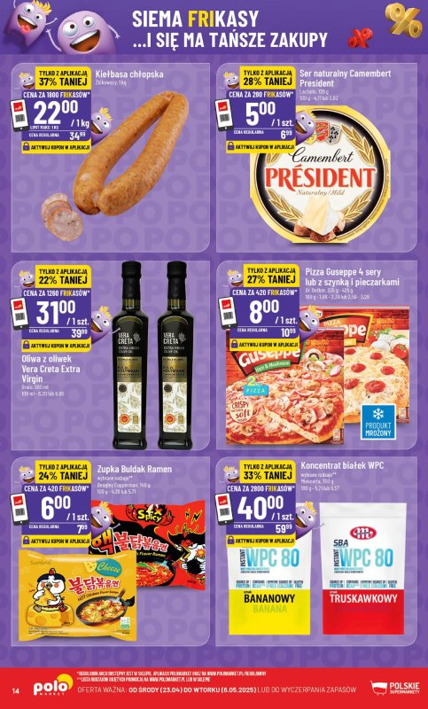 POLOmarket - gazetka promocyjna Gazetka od środy 23.04 do wtorku 06.05 - strona 14