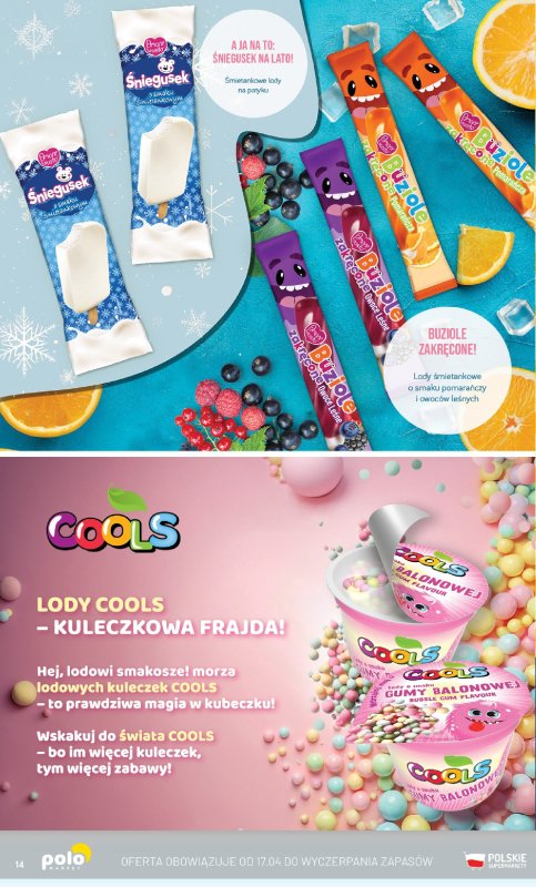 POLOmarket - gazetka promocyjna Katalog Lodowa Uczta od środy 23.04 do niedzieli 31.08 - strona 14