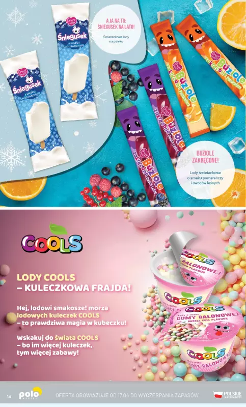 POLOmarket - gazetka promocyjna Katalog Lodowa Uczta od środy 23.04 do niedzieli 31.08 - strona 14