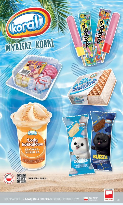 POLOmarket - gazetka promocyjna Katalog Lodowa Uczta od środy 23.04 do niedzieli 31.08 - strona 21