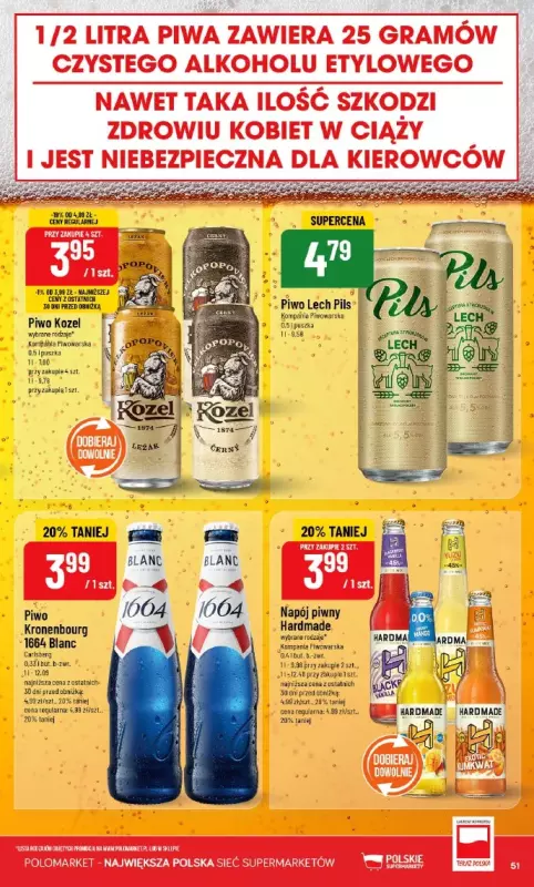POLOmarket - gazetka promocyjna Gazetka od środy 23.04 do wtorku 06.05 - strona 51