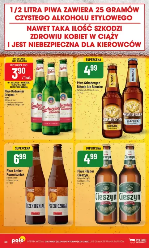 POLOmarket - gazetka promocyjna Gazetka od środy 23.04 do wtorku 06.05 - strona 50