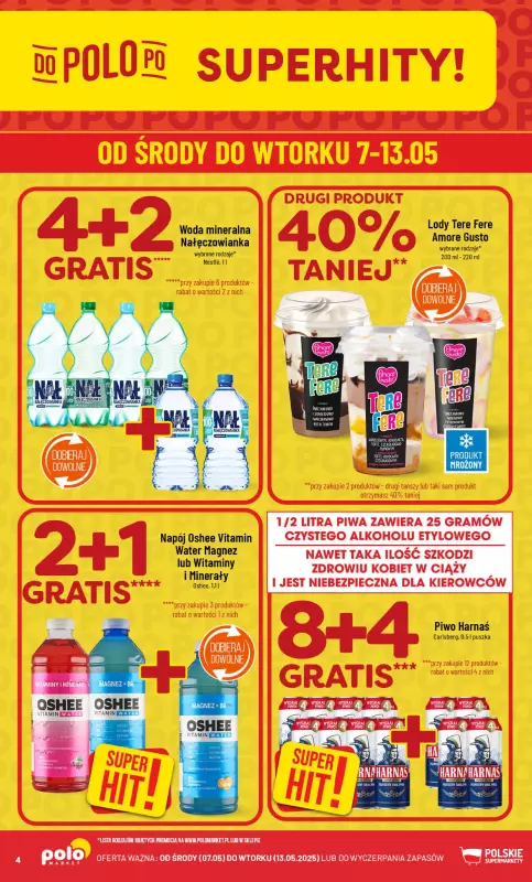 POLOmarket - gazetka promocyjna Gazetka od środy 07.05 do wtorku 13.05 - strona 4