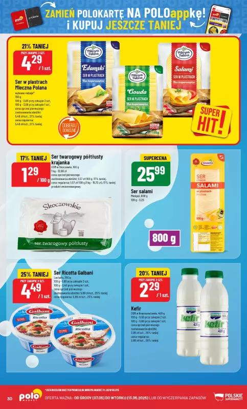 POLOmarket - gazetka promocyjna Gazetka od środy 07.05 do wtorku 13.05 - strona 30