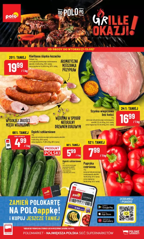 POLOmarket - gazetka promocyjna Gazetka od środy 07.05 do wtorku 13.05