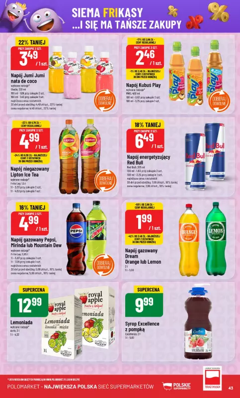 POLOmarket - gazetka promocyjna Gazetka od środy 07.05 do wtorku 13.05 - strona 43