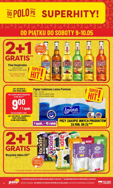 POLOmarket - gazetka promocyjna Gazetka od środy 07.05 do wtorku 13.05 - strona 2