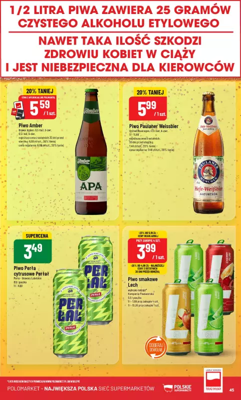 POLOmarket - gazetka promocyjna Gazetka od środy 07.05 do wtorku 13.05 - strona 45