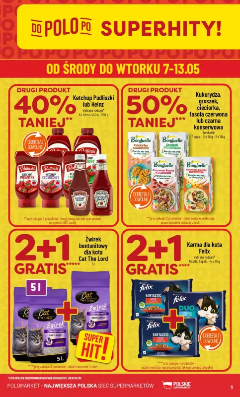 POLOmarket - gazetka promocyjna Gazetka od środy 07.05 do wtorku 13.05 - strona 5