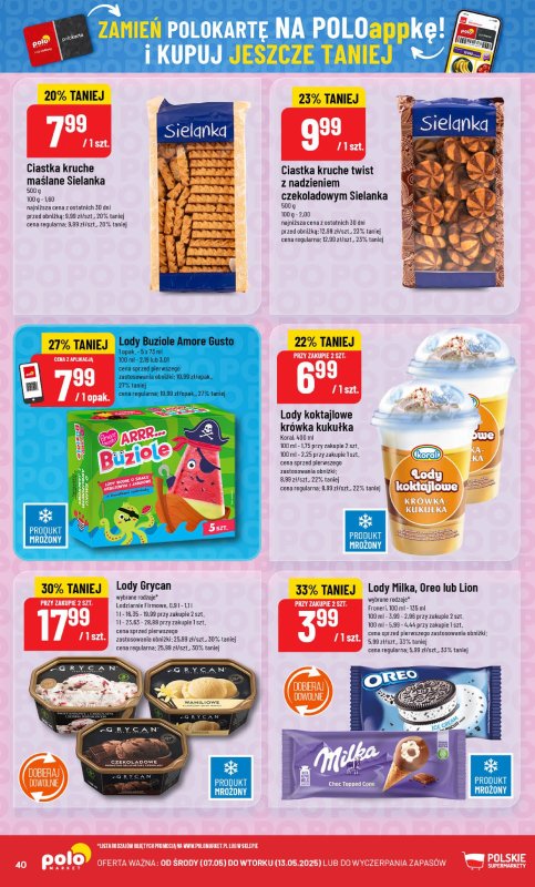 POLOmarket - gazetka promocyjna Gazetka od środy 07.05 do wtorku 13.05 - strona 40