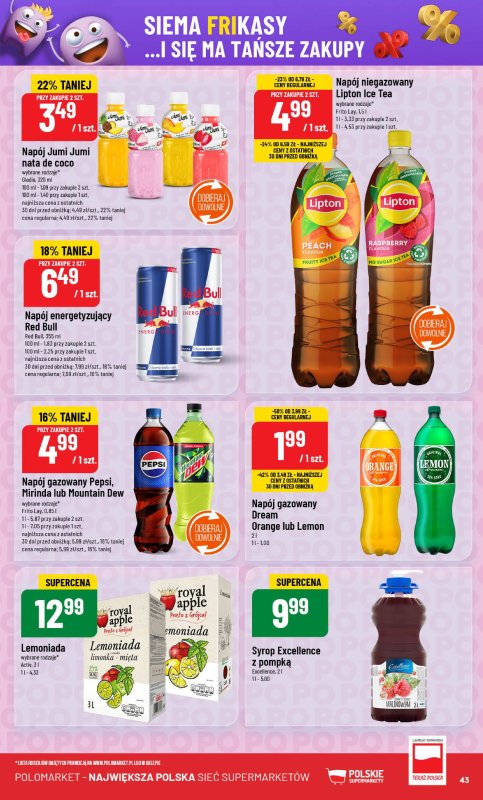 POLOmarket - gazetka promocyjna Gazetka od środy 07.05 do wtorku 13.05 - strona 43