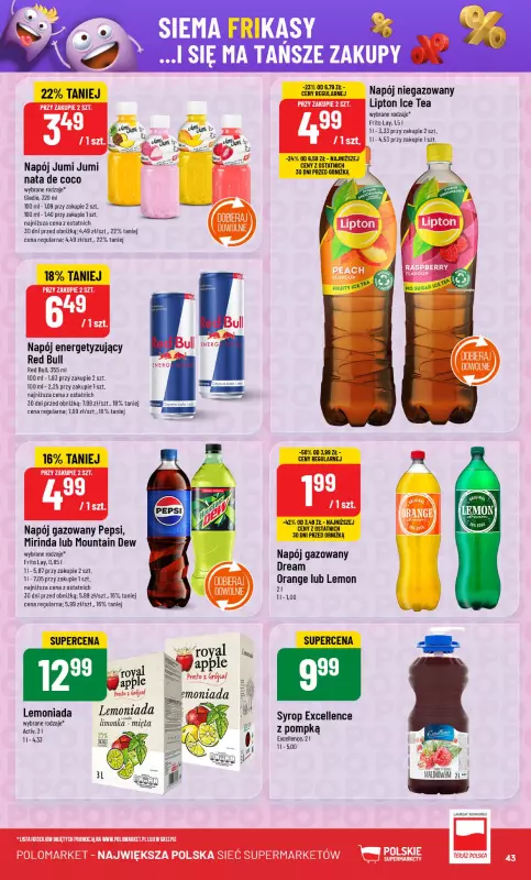 POLOmarket - gazetka promocyjna Gazetka od środy 07.05 do wtorku 13.05 - strona 43