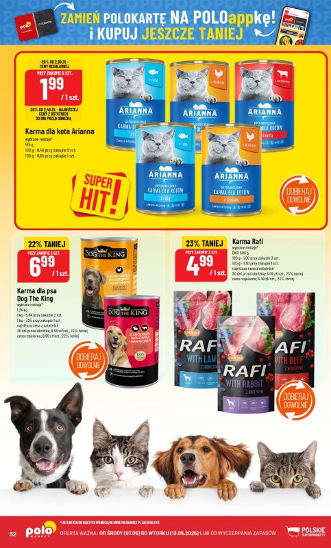 POLOmarket - gazetka promocyjna Gazetka od środy 07.05 do wtorku 13.05 - strona 52