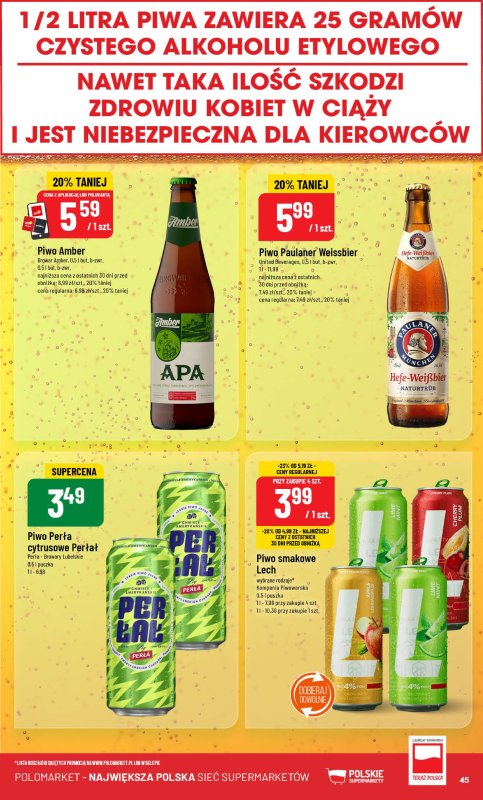 POLOmarket - gazetka promocyjna Gazetka od środy 07.05 do wtorku 13.05 - strona 45