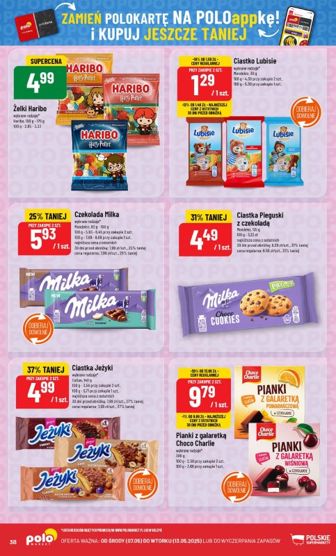 POLOmarket - gazetka promocyjna Gazetka od środy 07.05 do wtorku 13.05 - strona 38