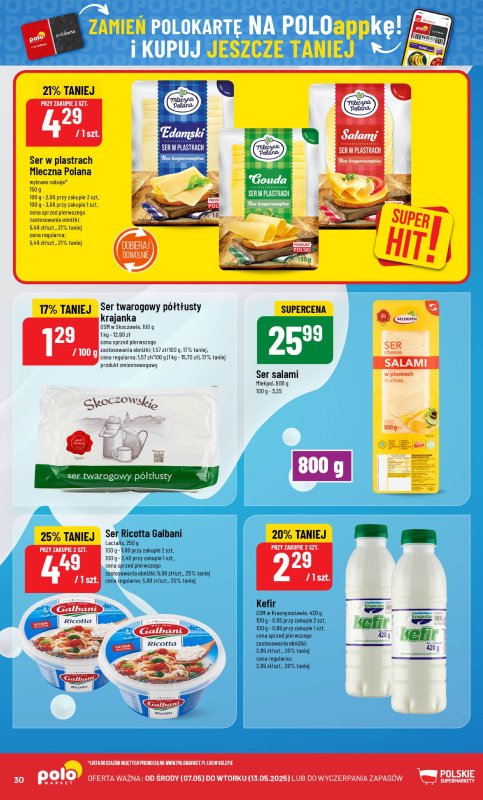 POLOmarket - gazetka promocyjna Gazetka od środy 07.05 do wtorku 13.05 - strona 30