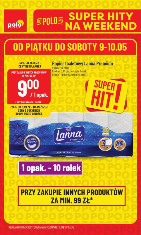 POLOmarket - gazetka promocyjna Super hity na weekend od piątku 09.05 do soboty 10.05