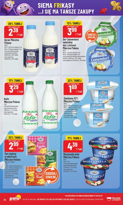 POLOmarket - gazetka promocyjna Gazetka od środy 14.05 do wtorku 20.05 - strona 32