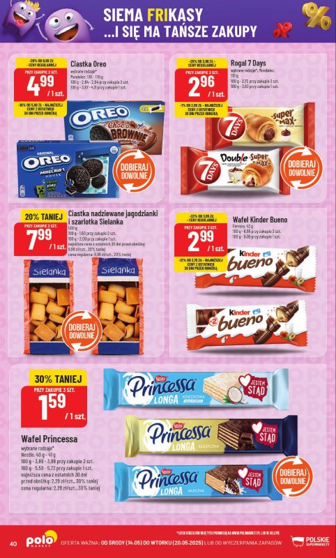 POLOmarket - gazetka promocyjna Gazetka od środy 14.05 do wtorku 20.05 - strona 40