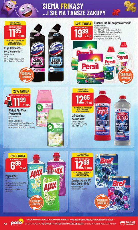POLOmarket - gazetka promocyjna Gazetka od środy 14.05 do wtorku 20.05 - strona 50