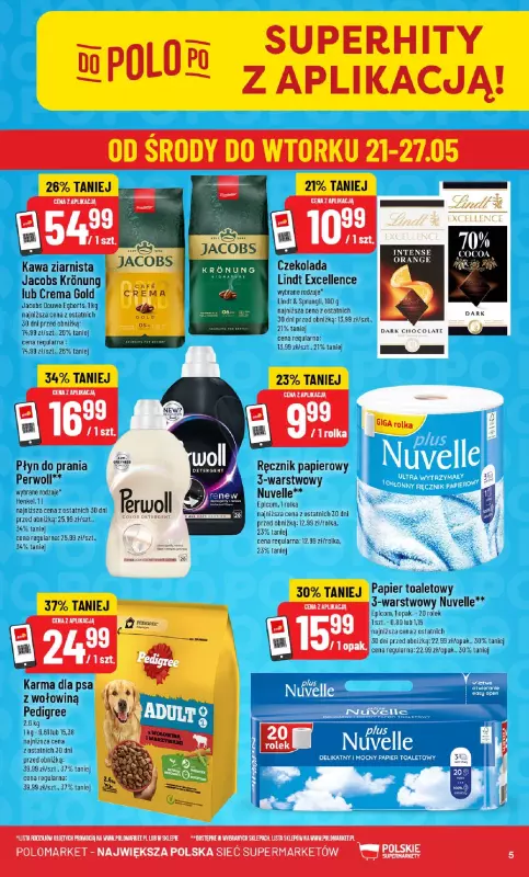 POLOmarket - gazetka promocyjna Gazetka od środy 21.05 do wtorku 27.05 - strona 5