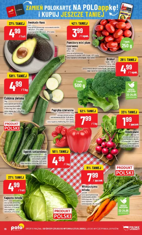 POLOmarket - gazetka promocyjna Gazetka od środy 21.05 do wtorku 27.05 - strona 18