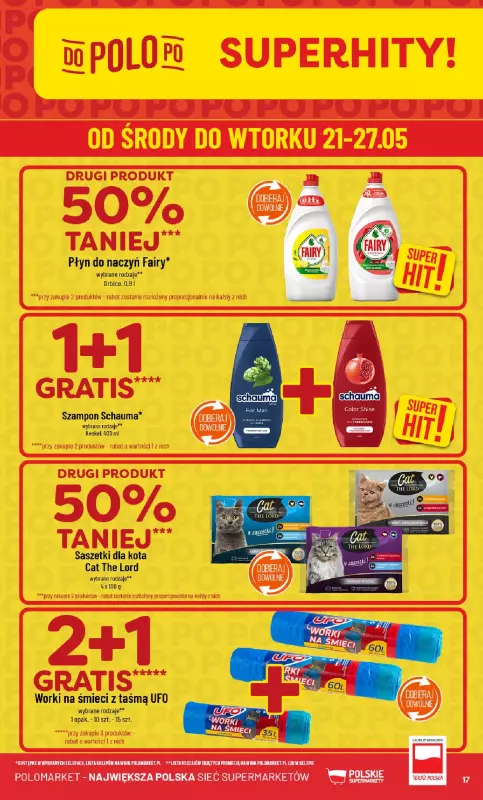 POLOmarket - gazetka promocyjna Gazetka od środy 21.05 do wtorku 27.05 - strona 17