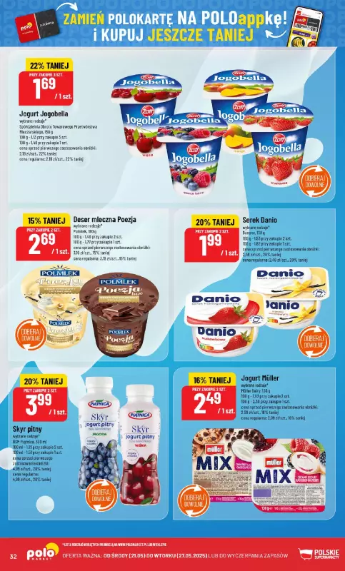 POLOmarket - gazetka promocyjna Gazetka od środy 21.05 do wtorku 27.05 - strona 32