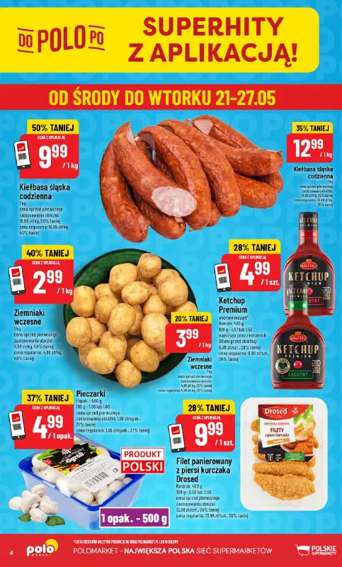 POLOmarket - gazetka promocyjna Gazetka od środy 21.05 do wtorku 27.05 - strona 4