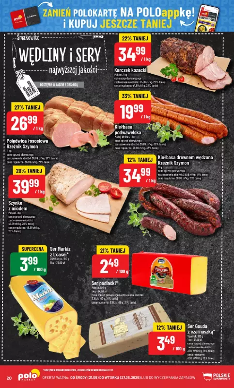 POLOmarket - gazetka promocyjna Gazetka od środy 21.05 do wtorku 27.05 - strona 20