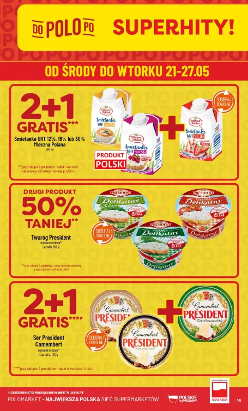 POLOmarket - gazetka promocyjna Gazetka od środy 21.05 do wtorku 27.05 - strona 15