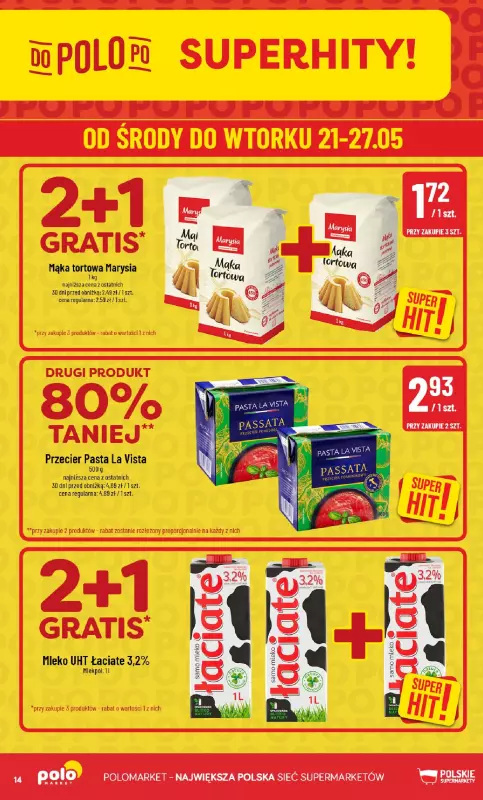 POLOmarket - gazetka promocyjna Gazetka od środy 21.05 do wtorku 27.05 - strona 14