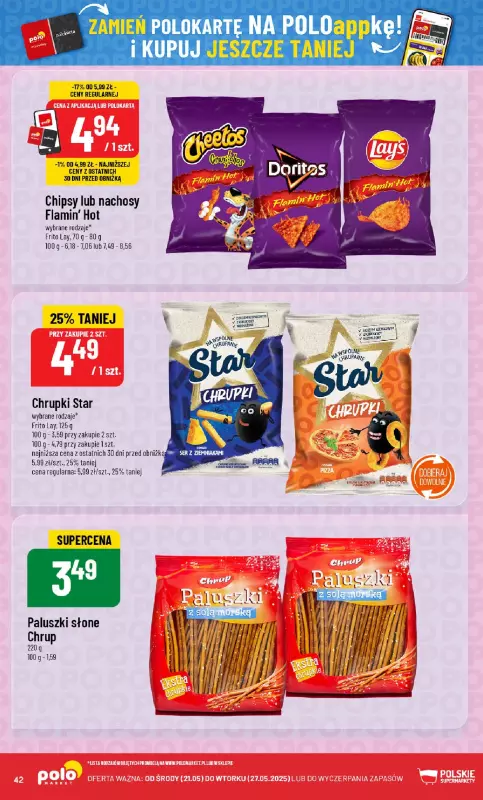 POLOmarket - gazetka promocyjna Gazetka od środy 21.05 do wtorku 27.05 - strona 42