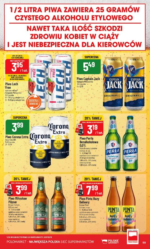 POLOmarket - gazetka promocyjna Gazetka od środy 28.05 do wtorku 03.06 - strona 59
